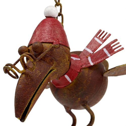 Floristik24 Bird flying rust 30.5cm