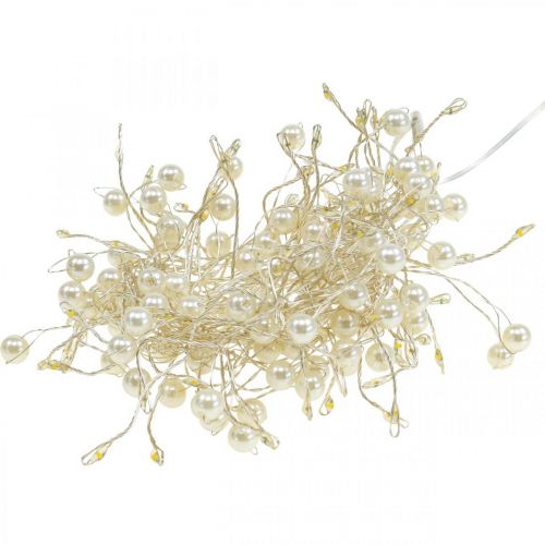 Product Cluster light chain LED indoor beads timer warm white 1.2m