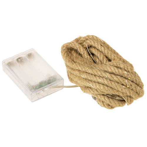 Floristik24 Micro LED light chain with cord indoor warm white 390cm