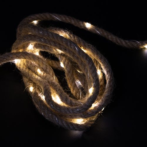 Floristik24 Micro LED light chain with cord indoor warm white 390cm