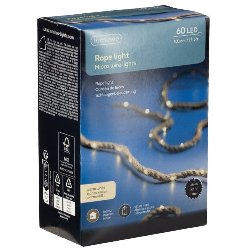 Product Micro LED light chain with cord indoor warm white 390cm