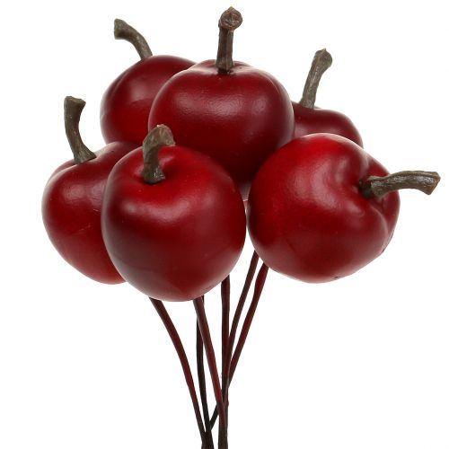Product Mini apple on wire Ø2.5cm 48 pcs