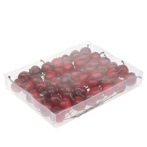 Product Mini apple on wire Ø2.5cm 48 pcs