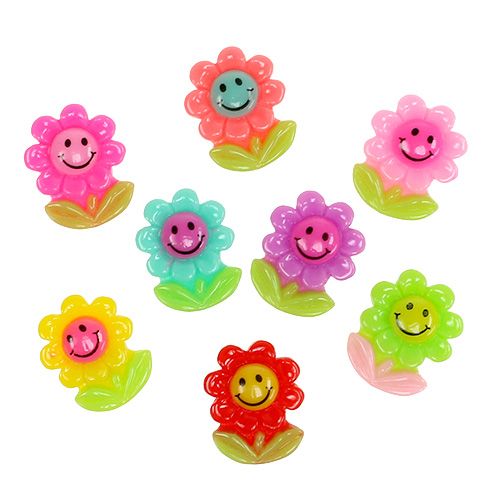 Floristik24 Mini flowers for gluing 2cm 24pcs