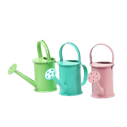 Floristik24 Mini watering cans pastel sort. Ø4cm 12pcs