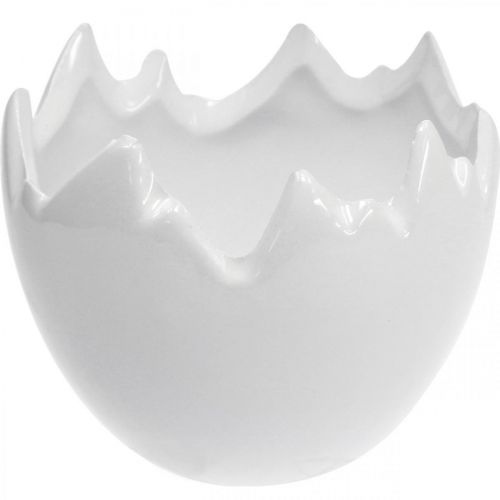 Floristik24 Mini plant pot eggshell white Ø8cm H7cm 4pcs