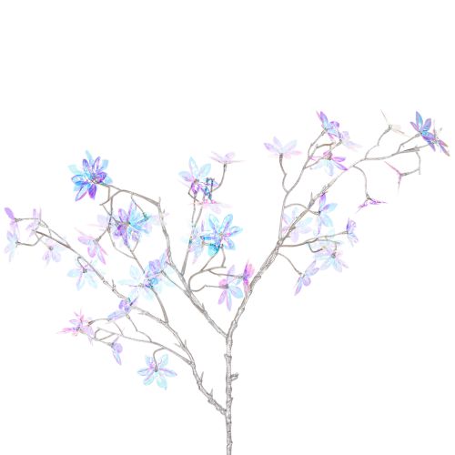 Artificial Blossom Branch with Iridescent Flowers 80cm buy online | Floristik24.co.uk