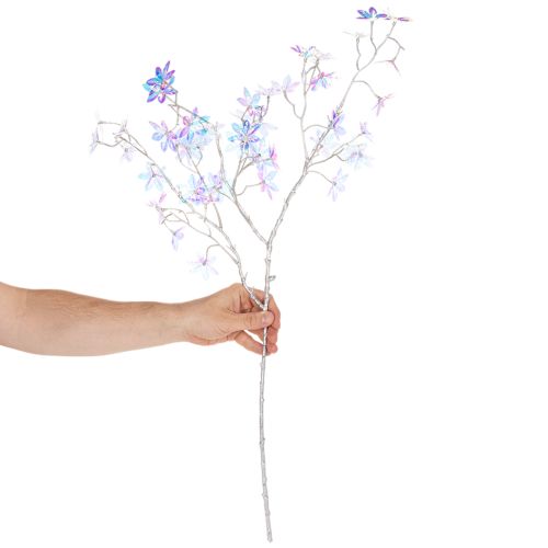 Artificial Blossom Branch with Iridescent Flowers 80cm | Floristik24.co.uk