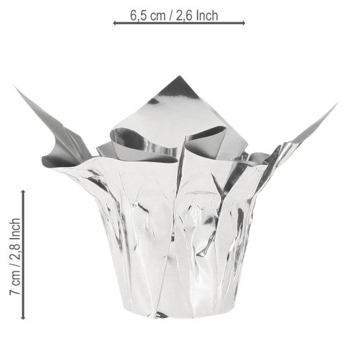 Product Mini planter silver gift packaging Ø4.5cm H7cm 8 pcs