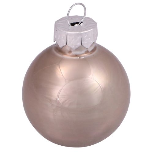 Floristik24 Mini Christmas balls glass tree balls cashmere Ø3cm 22 pcs