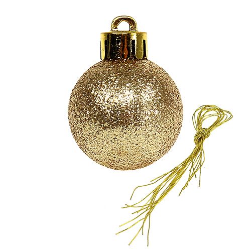 Product Mini Christmas Ball Gold Ø3cm 14 pcs