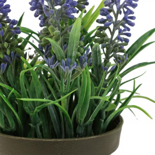 Product Mini lavender in pot artificial plant lavender decoration H16cm
