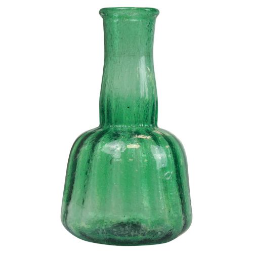 Product Mini glass vase flower vase green Ø8.5cm H15cm