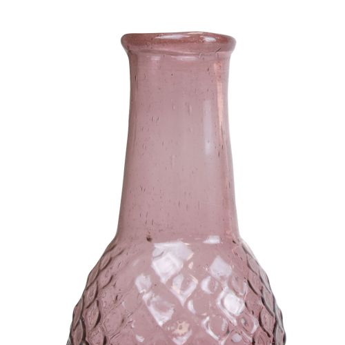Product Mini Vase Purple Glass Vase Flower Vase Glass Diamonds Ø6cm H12cm