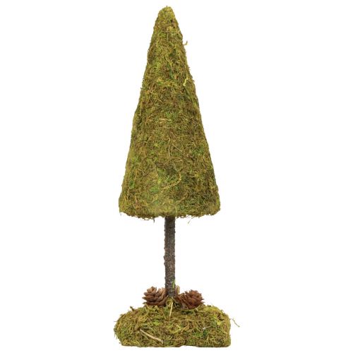 Mini Christmas tree table decoration moss tree H30.5cm