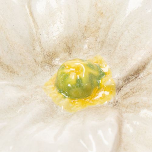 Product Poppy flower stake, ceramic flower, lovingly detailed, for elegant garden accents, 42cm, 4 pieces