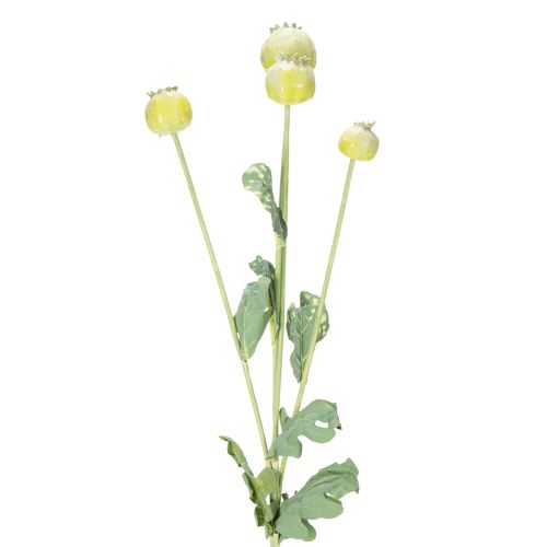 Product Artificial poppy decoration bunch, realistic flowers for home accessories, 61cm, 3 pieces