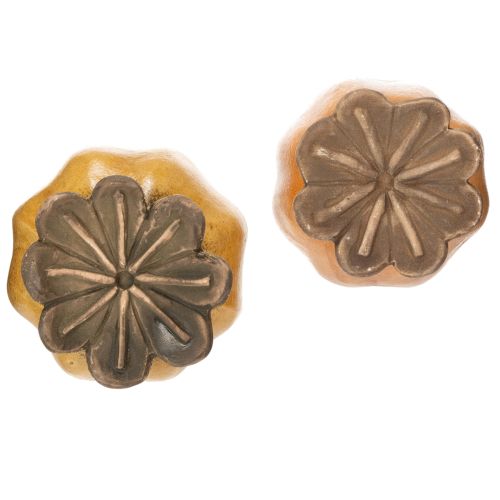 Product Garden stake poppy seed pod for stylish garden design, flower bed or balcony, 60cm, 2 pieces