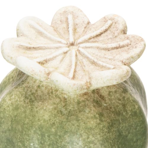 Product Poppy seed pod garden stake decorations for charming garden arrangements 60cm 2pcs