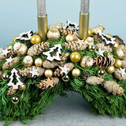 Floristik24 Poppy seed capsule on stick golden 59cm 6pcs