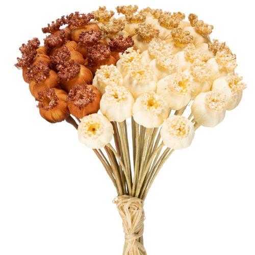 Artificial Poppy Seed Heads Bunch, Three Colors, 40 cm, 45 Pieces