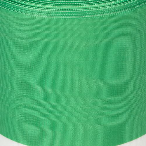 Moiré wreath ribbon green-white 150mm, decorative ribbon, bow ribbon, taffeta quality 25m | Floristik24.co.uk