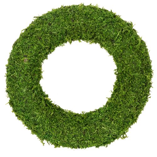 Decorative moss wreath for seasonal arrangements and individual design, 15cm, 6 pieces