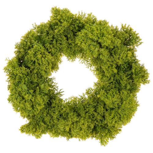 Artificial Green Moss Wreath for Table or Door Decoration 28cm