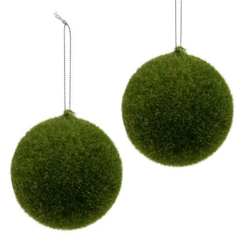 Floristik24 Moss ball Ø8cm green 6pcs