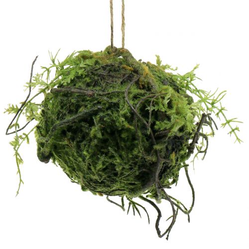 Moss ball Kokedama artificial green Ø13cm