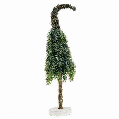Decorative Christmas tree snow-covered green, white 40cm