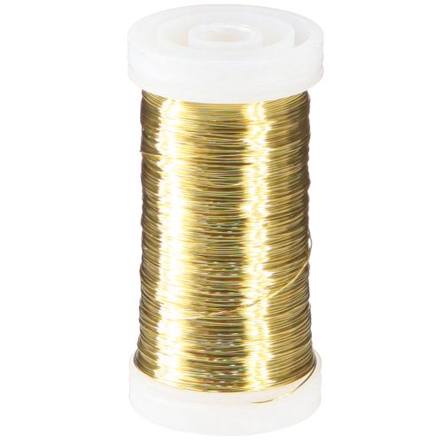 Floristik24 Myrtle wire gold 0.30mm 100g