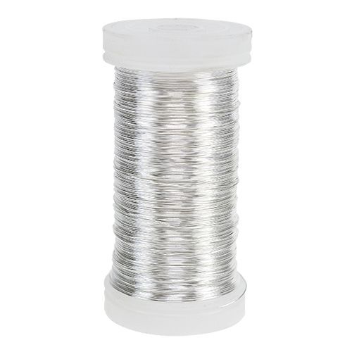 Floristik24 Myrtle wire silver 0.30mm 100g