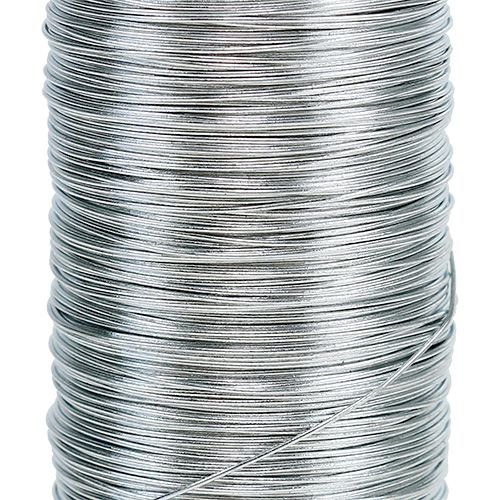 Product Myrtle wire silver galvanized 0.37mm 100g