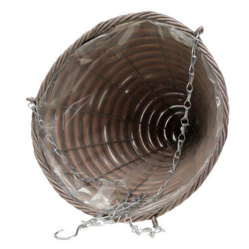 Floristik24 Basket lamp cone cone nature Ø30cm H36cm