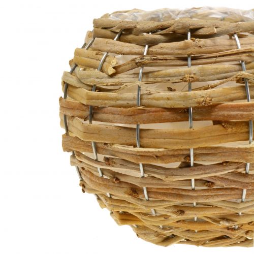 Floristik24 Basket ball for planting light brown Ø21cm