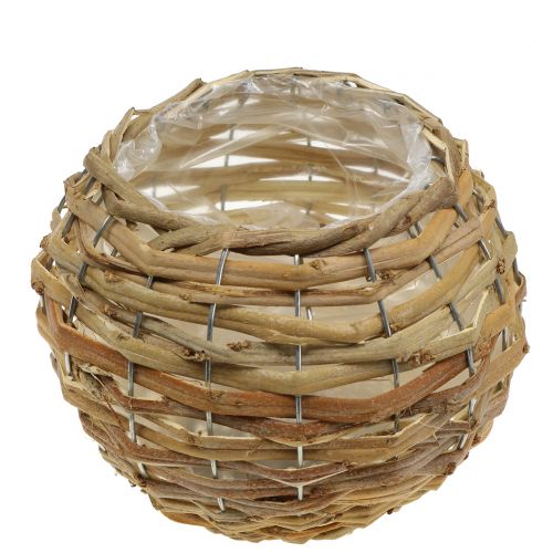 Basket ball for planting light brown Ø16cm