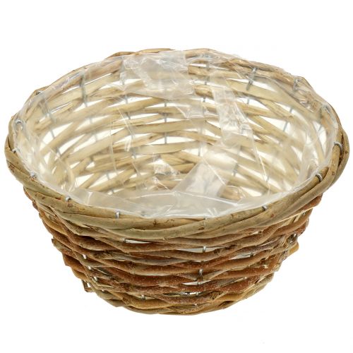 Product Basket bowl for planting light brown Ø24cm