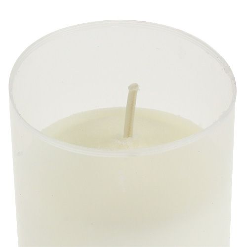 Product Refill candle for grave light white H10cm 12pcs