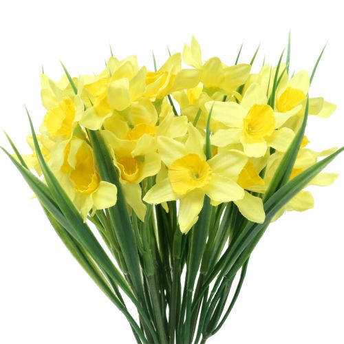 Floristik24 Narcissus yellow 27cm 12pcs table decoration