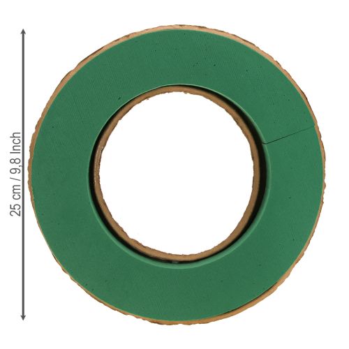 Product Wet floral foam wreath base made of cardboard Ø25cm 2 pcs