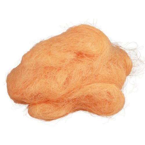 Floristik24 Natural fiber sisal grass for crafting Sisal Grass Apricot 300g