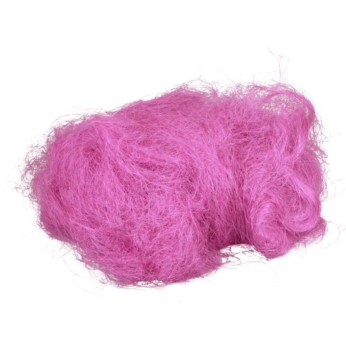 Floristik24 Natural fiber sisal grass for crafts Sisal grass pink 300g