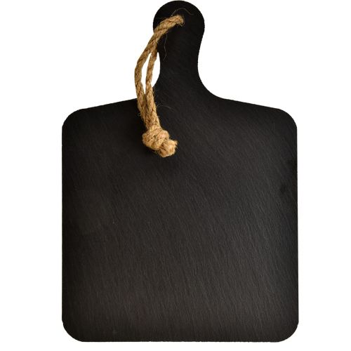 Floristik24 Natural Slate for Hanging Stone Tray Black 26×18cm