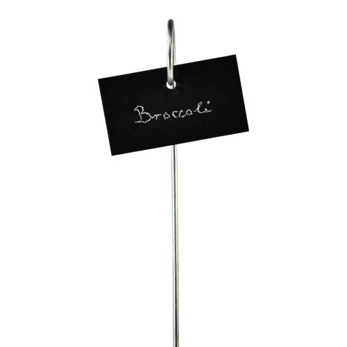 Product Natural Slate Slabs Plug Plant Signs Black 25cm