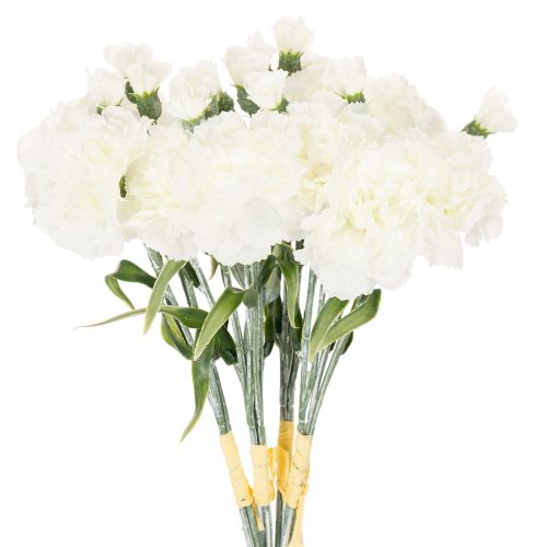 **Artificial White Carnation Bouquet for Home Decoration, Set of 4**

```html
<h2>Artificial White Carnation Bouquet for Home Decorating</h2>

<p>Add a refined touch to your home with this artificial white carnation bouquet. Made from a combination of tex
