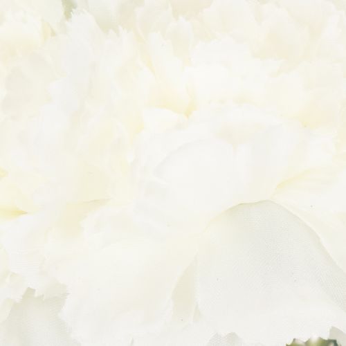 Kunstnelken Bouquet White 40cm, 4 Bunches | Floristik24.co.uk