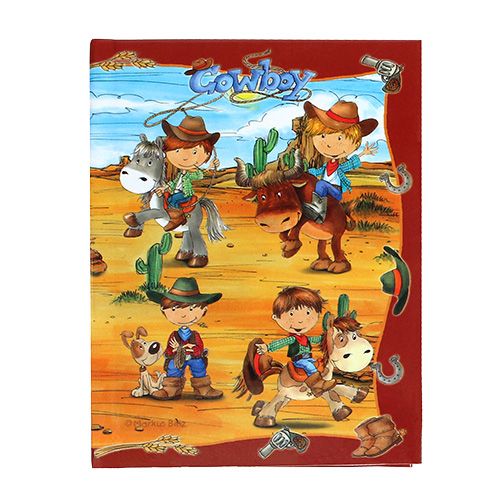 Floristik24 Notebook for boys Cowboy A6 1pc