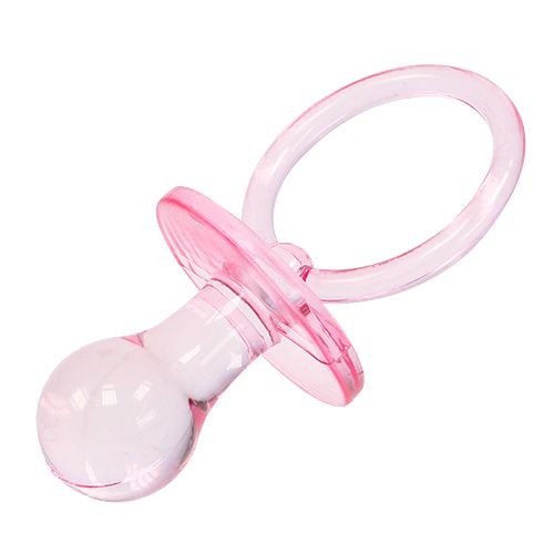 Floristik24 Deko Pacifier Blue, pink ass. 7cm 8pcs