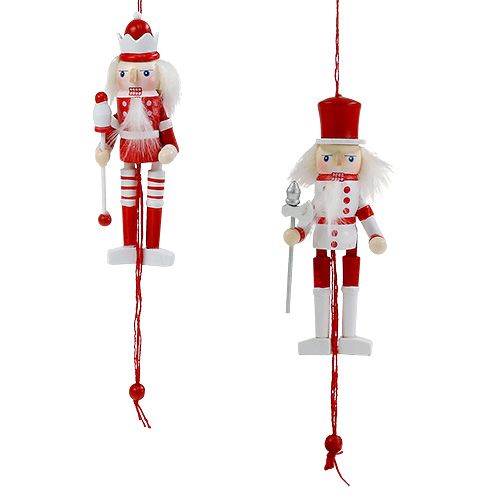 Floristik24 Nutcracker figurine red, white 12,5cm